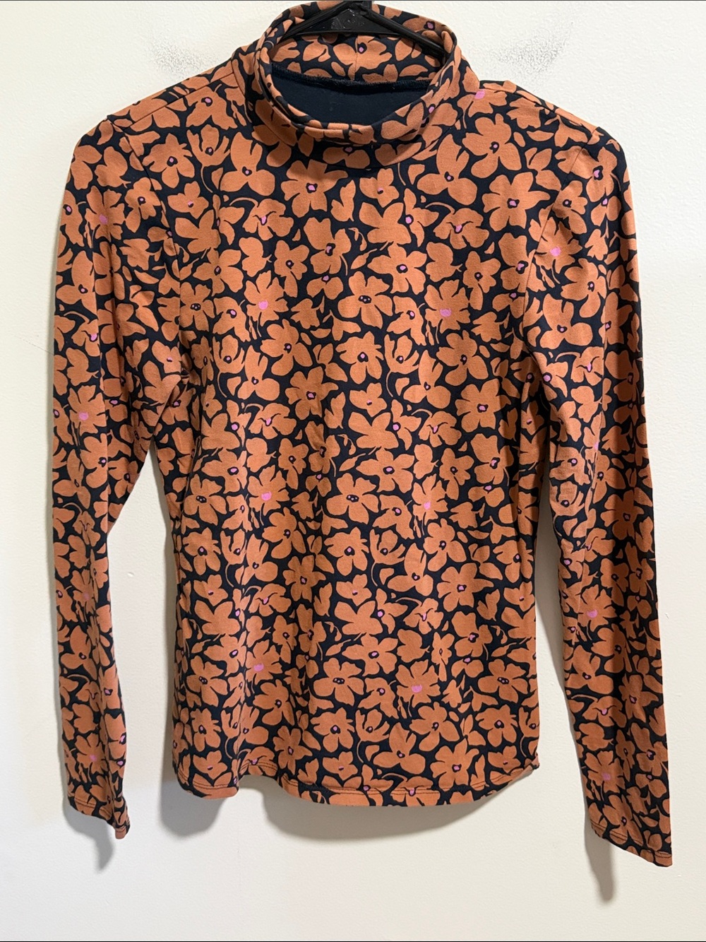 Maeve Printed Turtleneck Size Small